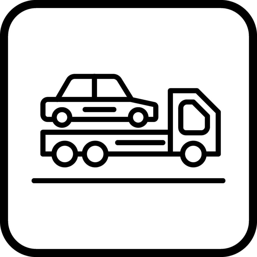 Trailer Vector Icon