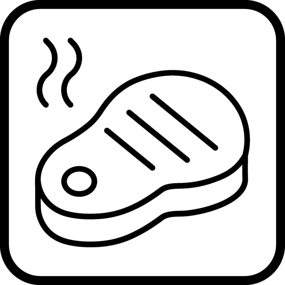 Steak Vector Icon