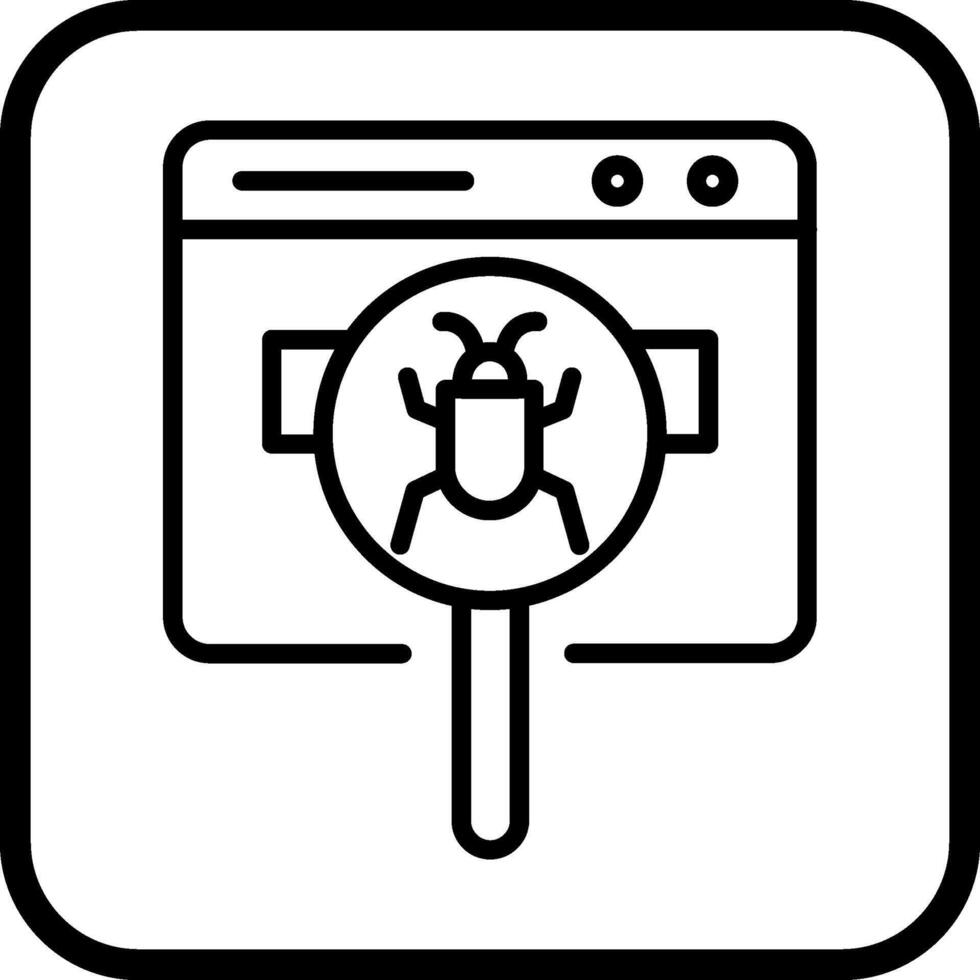 Web Bug Vector Icon