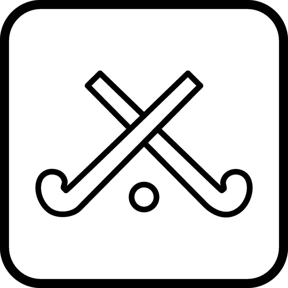 icono de vector de hockey sobre hielo