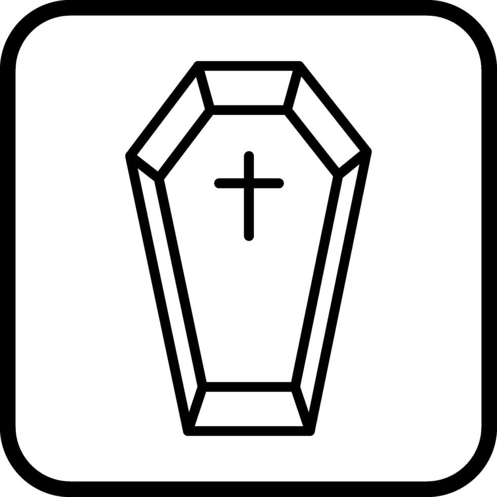 Coffin Vector Icon