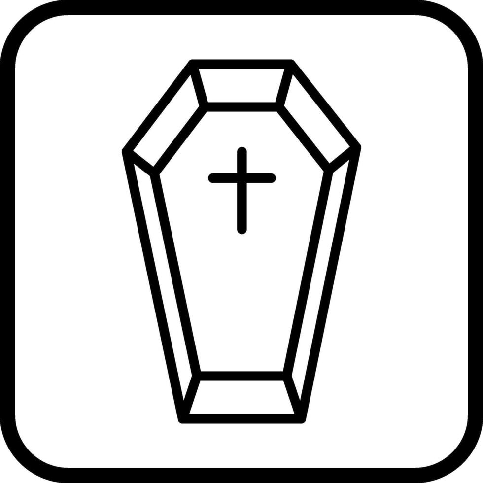 Coffin Vector Icon