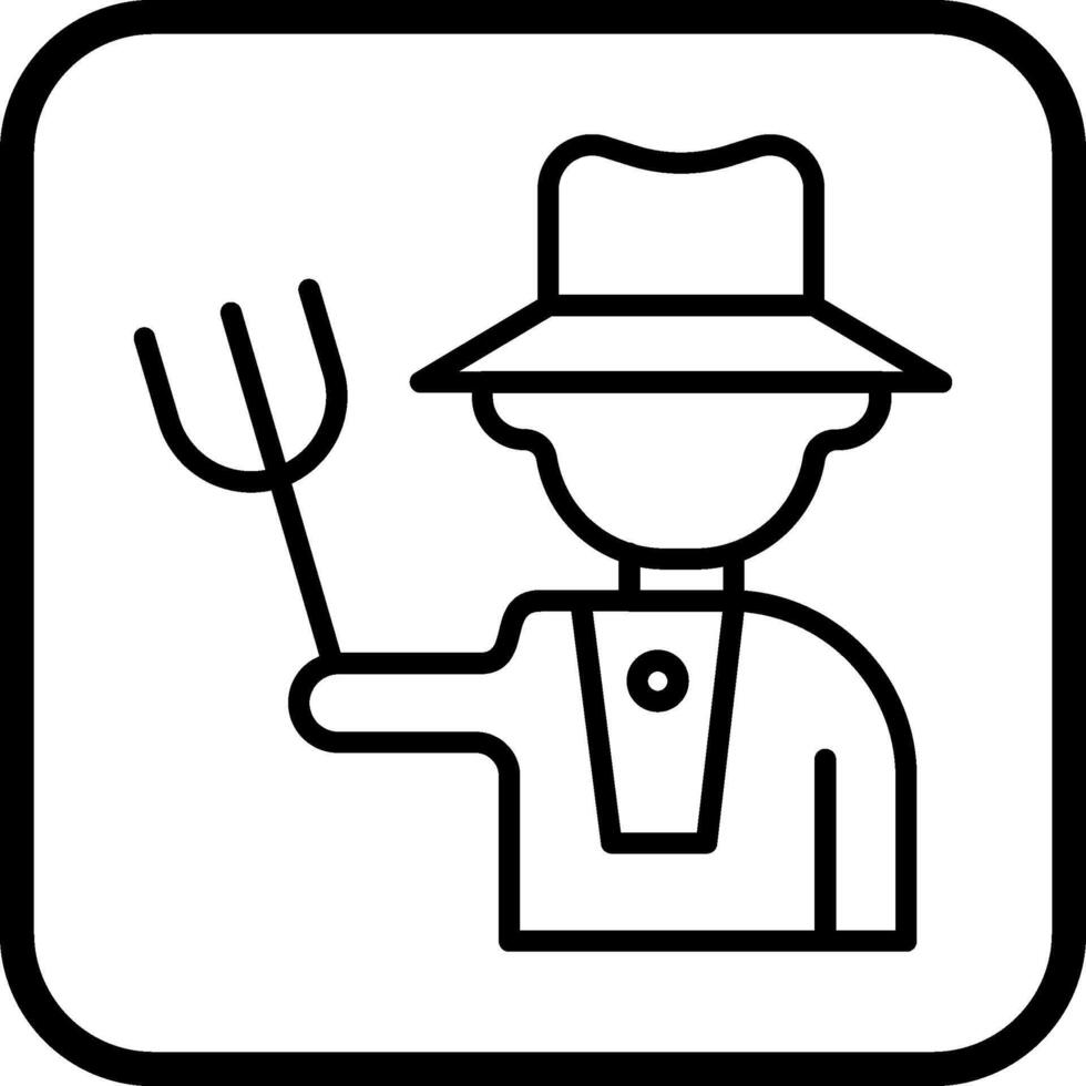 Farmer Vector Icon