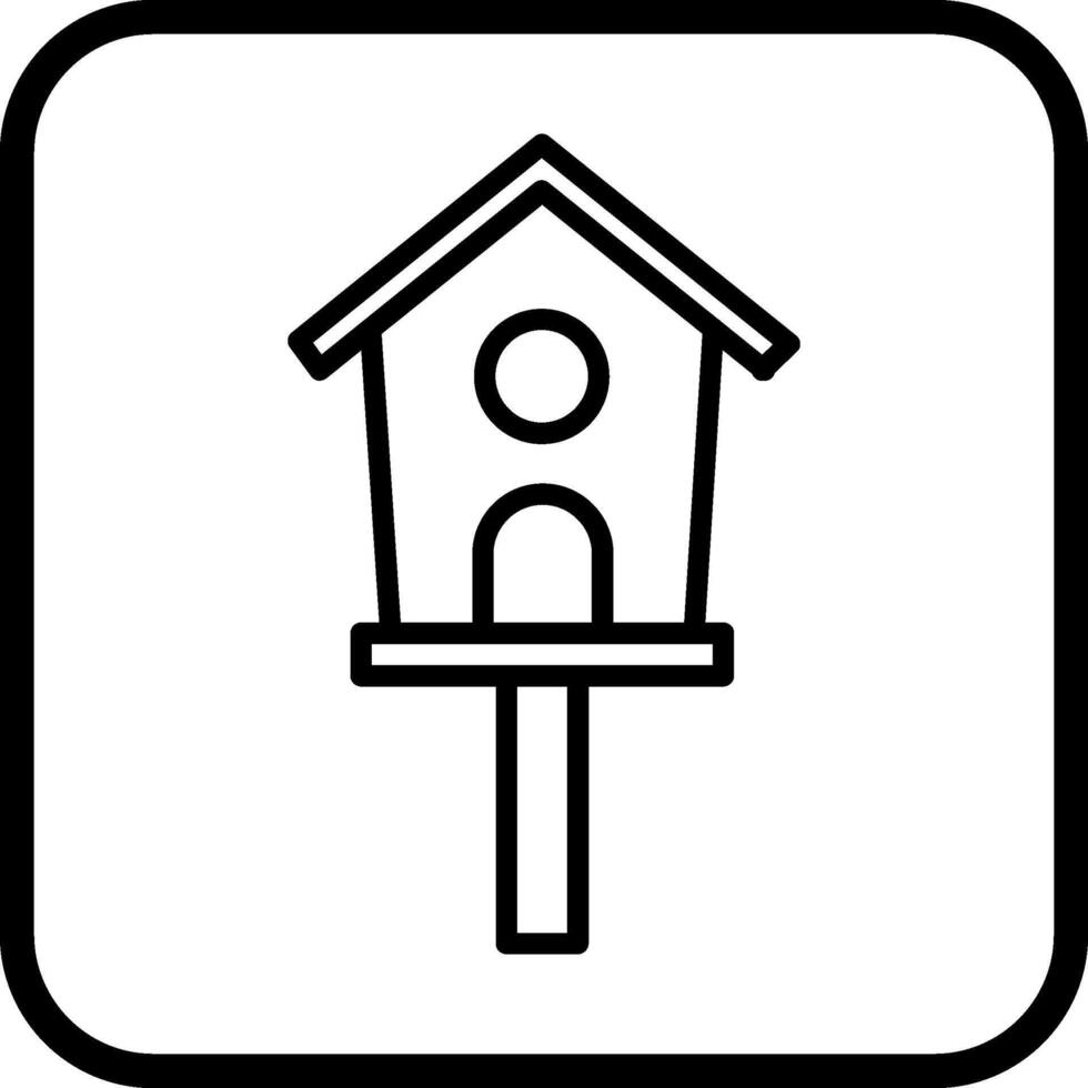 Birdhouse Vector Icon