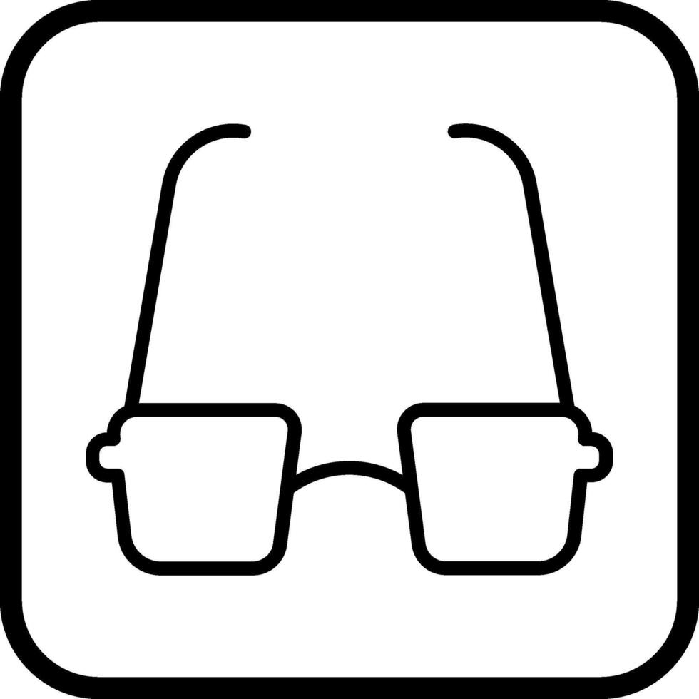 icono de vector de gafas de sol