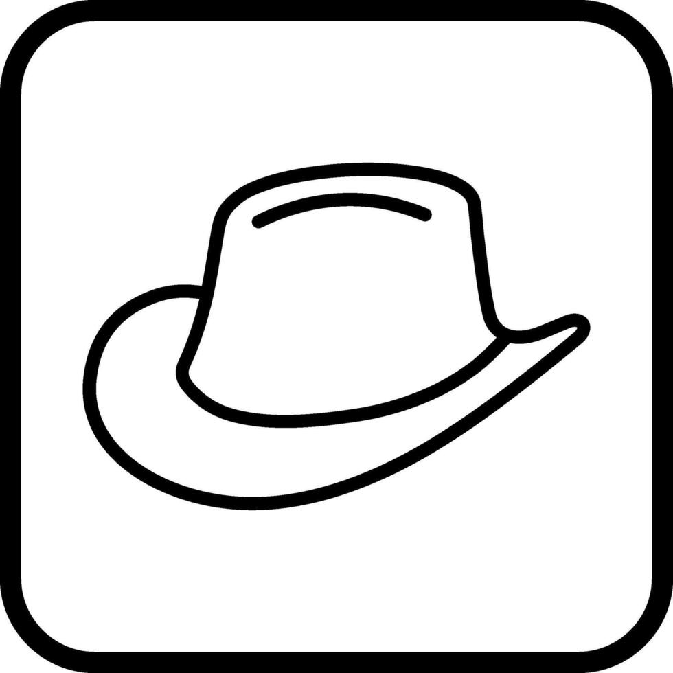 icono de vector de sombrero