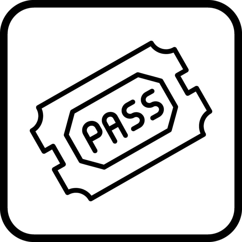 Passes Vector Icon