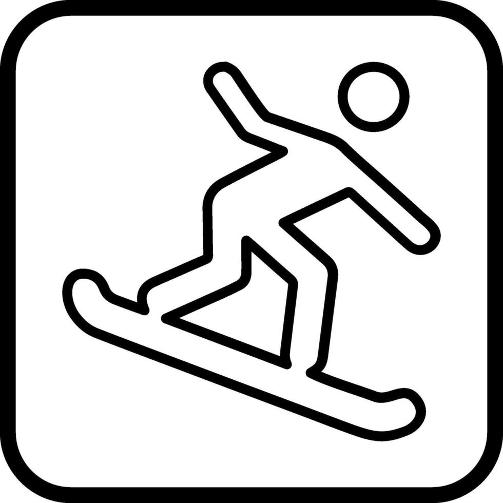 Snowboard Vector Icon