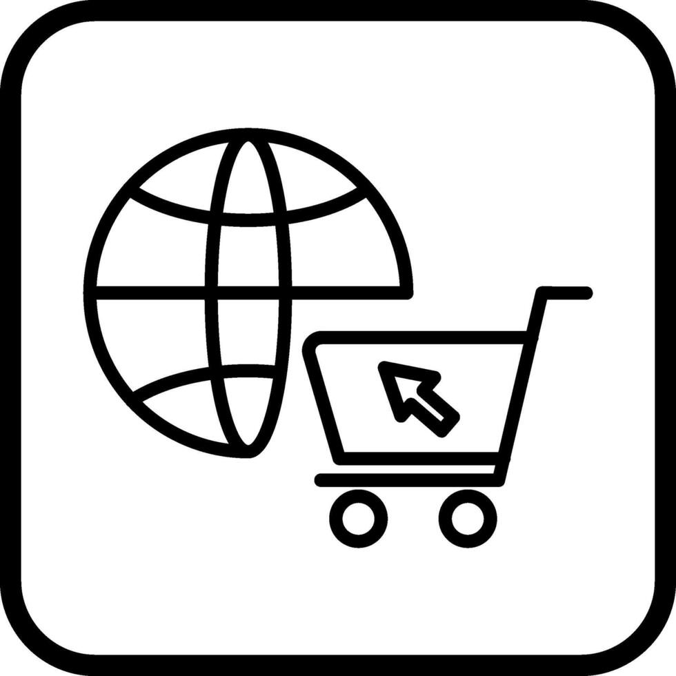 E commerce Online Store Vector Icon