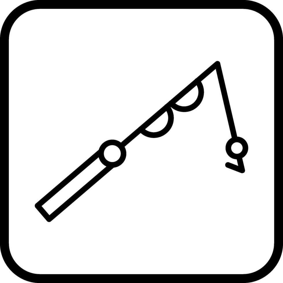 Fishing Pole Vector Icon