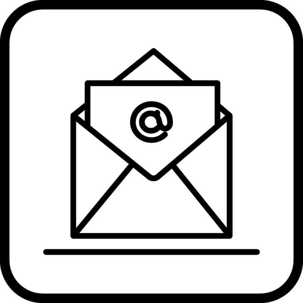 icono de vector de correo