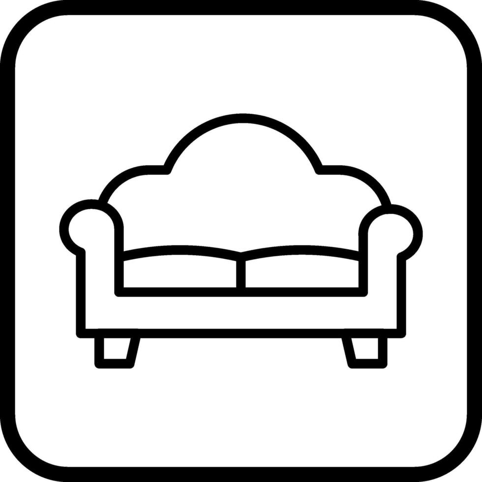 Double Sofa Vector Icon
