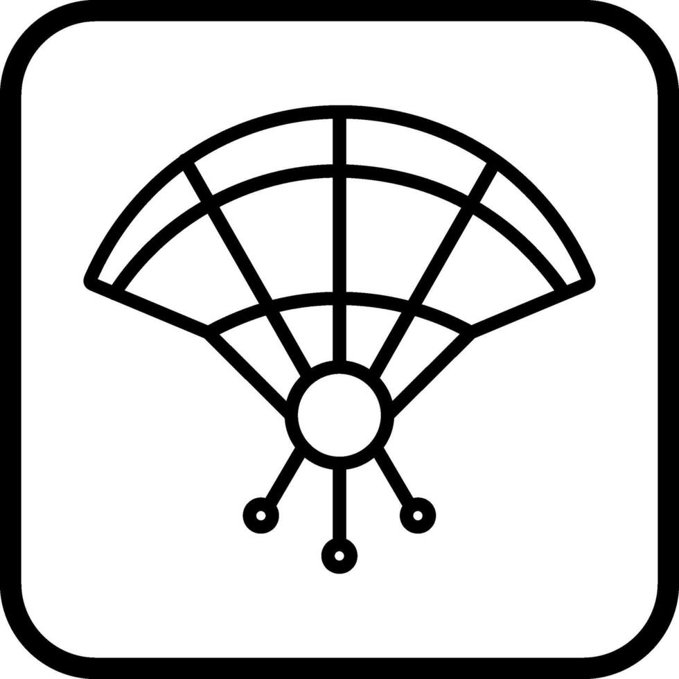 Hand Fan Vector Icon