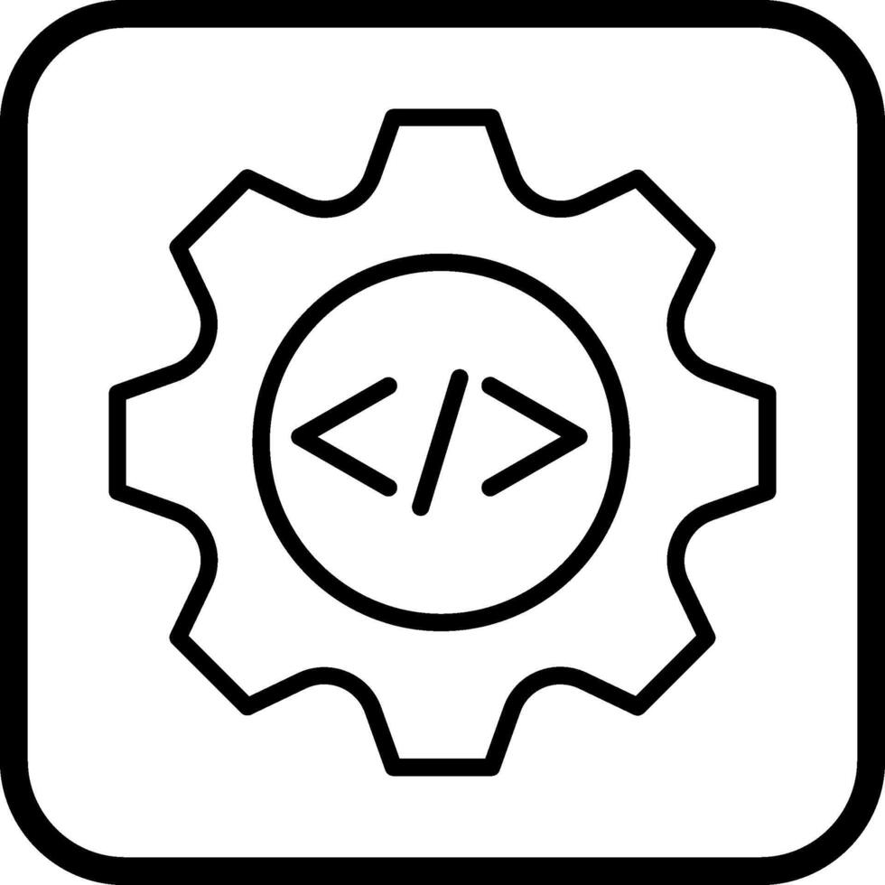 Coding Gear Vector Icon