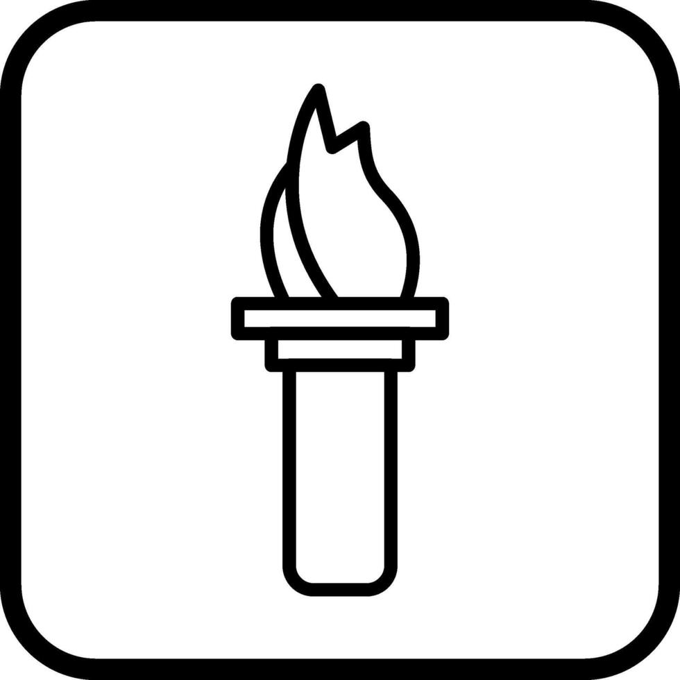 Torch Vector Icon