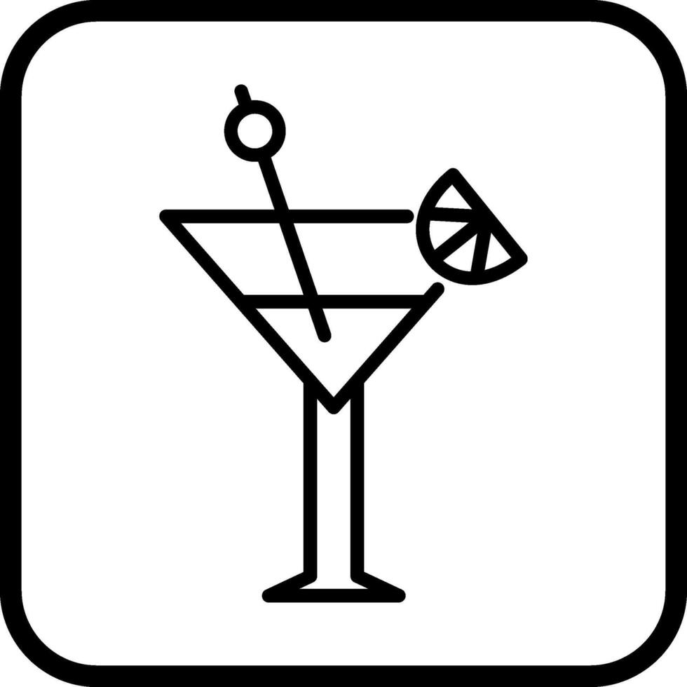 Martini Vector Icon