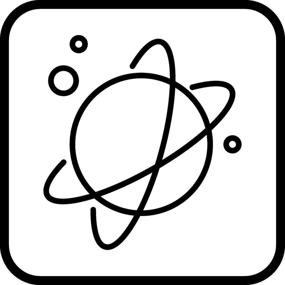 icono de vector de planeta