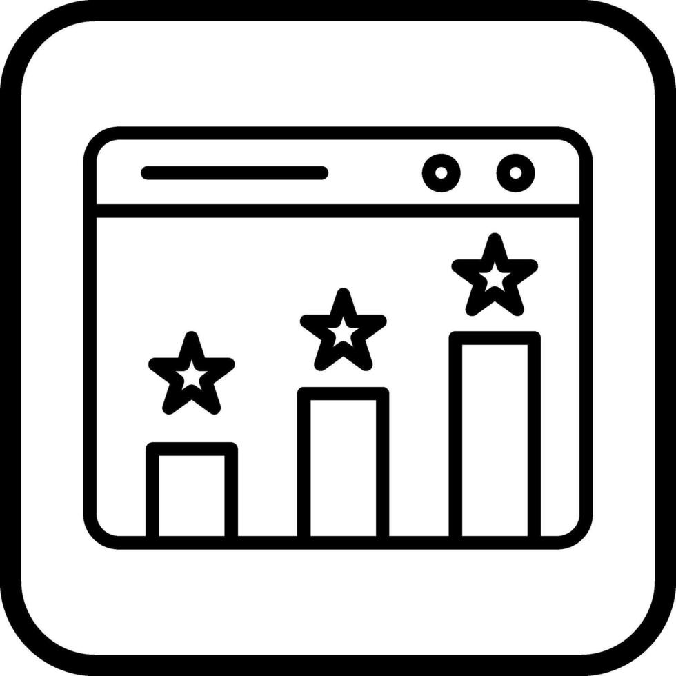 Website Ranking Vector Icon