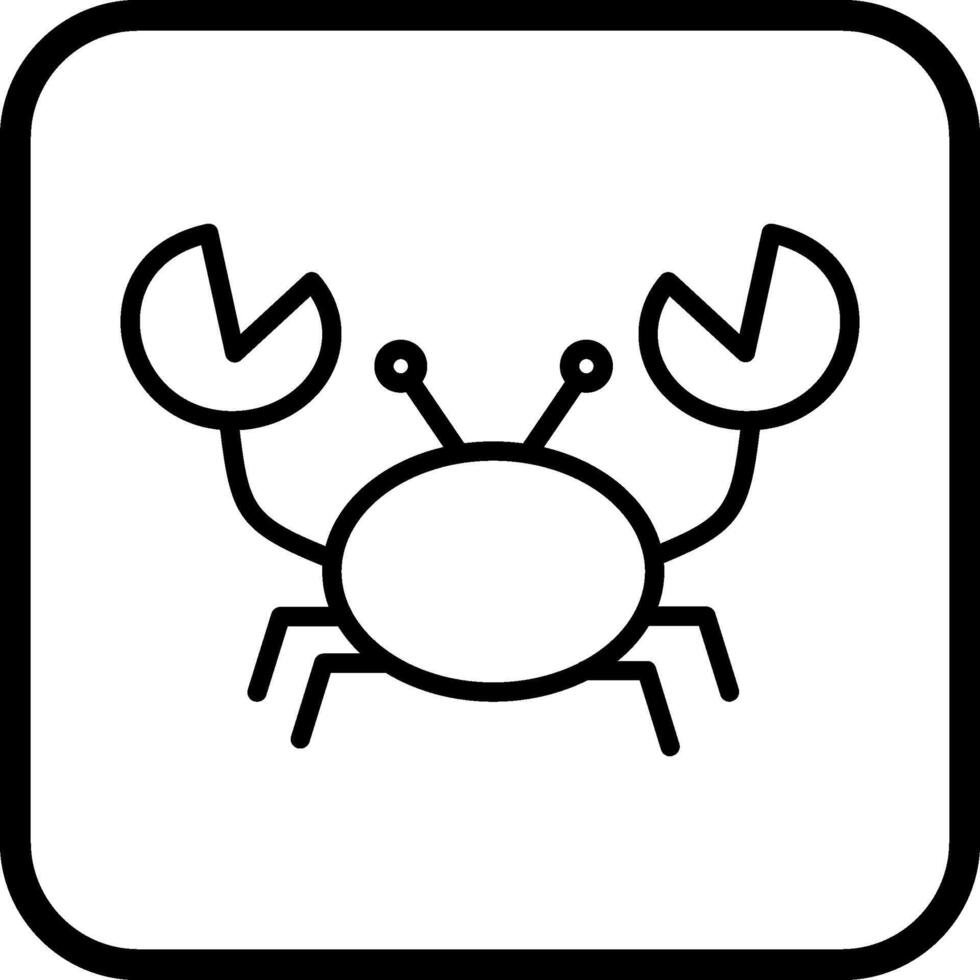 Crab Vector Icon