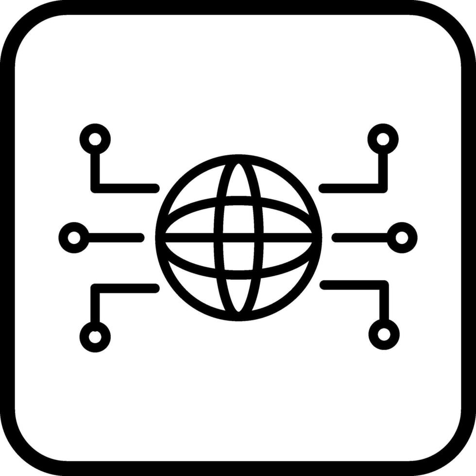 icono de vector de internet