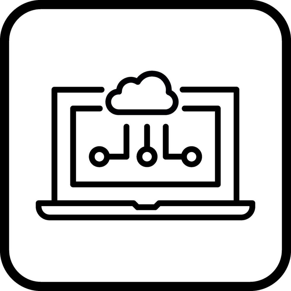 informática vector icono