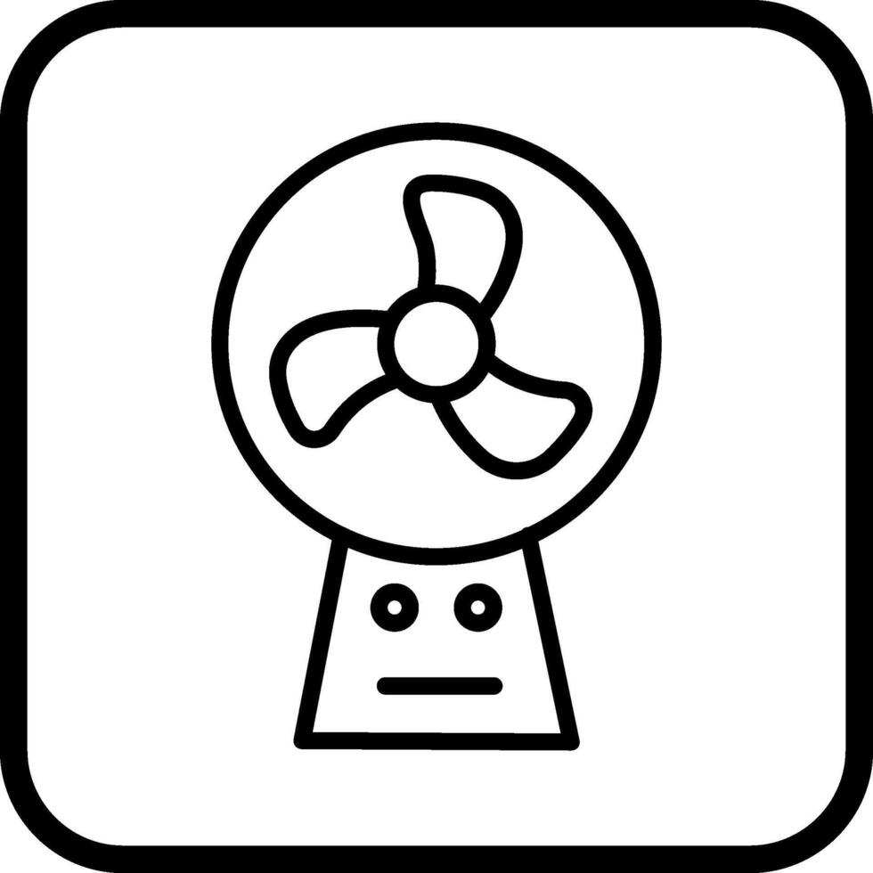 icono de vector de ventilador