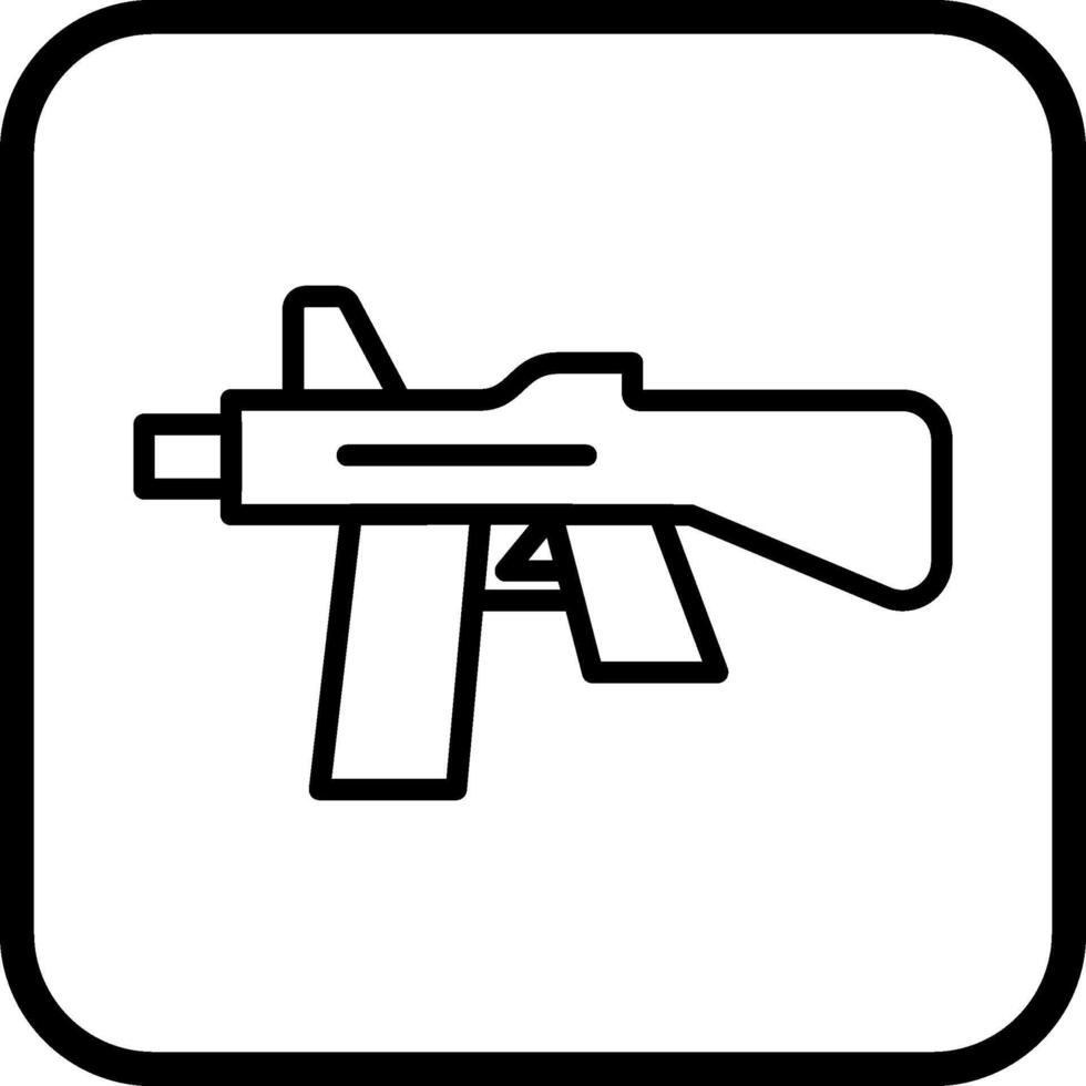 icono de vector de pistola