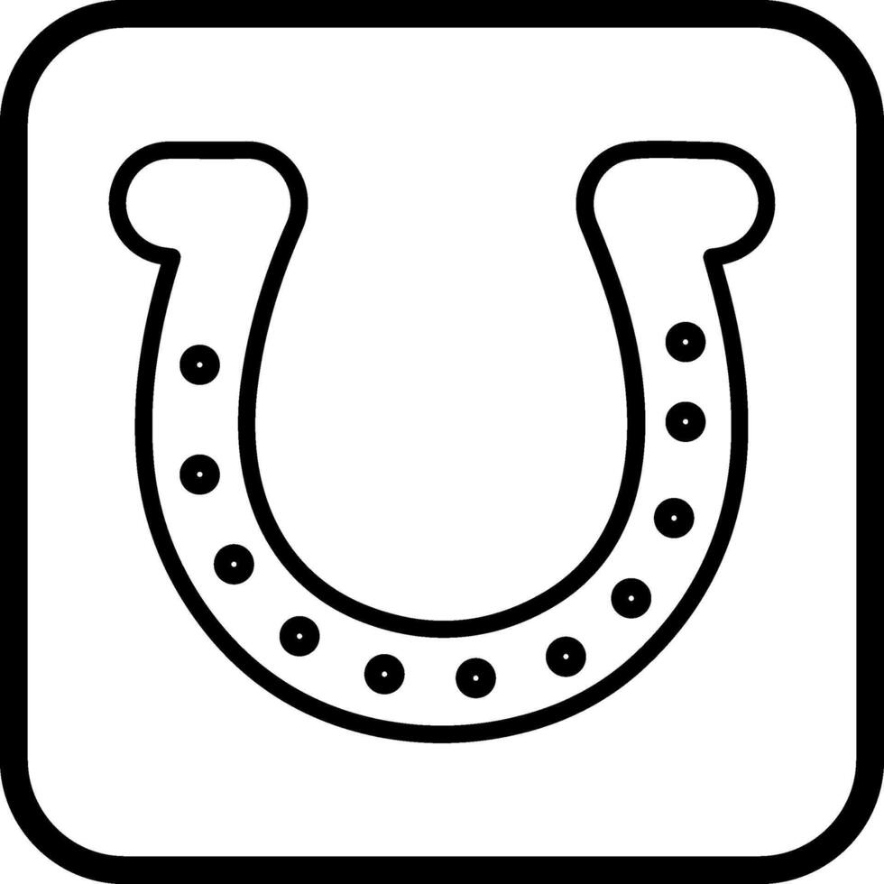 Horse Shoe Vector Icon