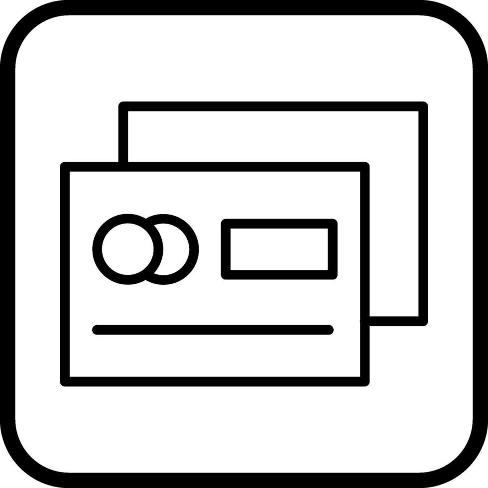 ATM Card Vector Icon
