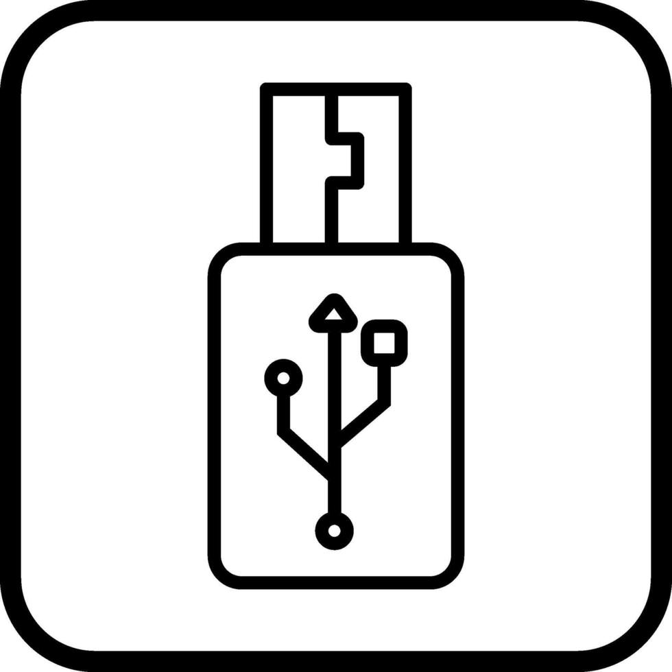 USB Vector Icon