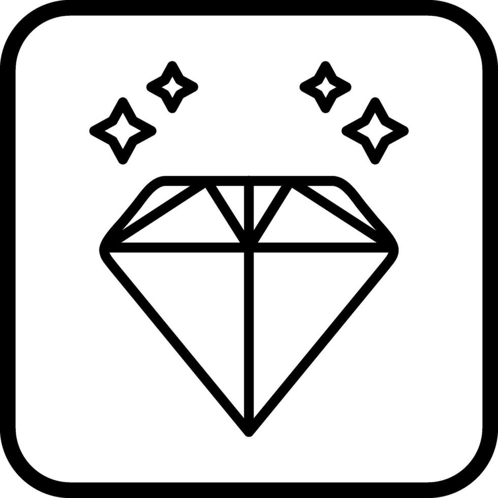 Diamond Vector Icon