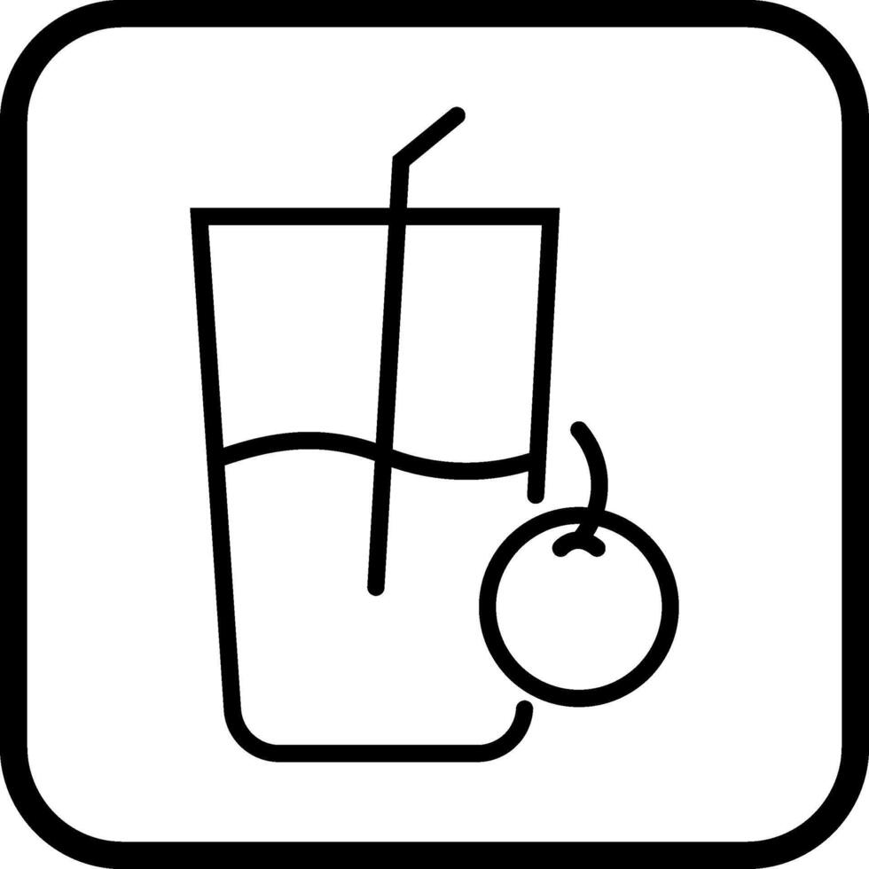 icono de vector de jugo