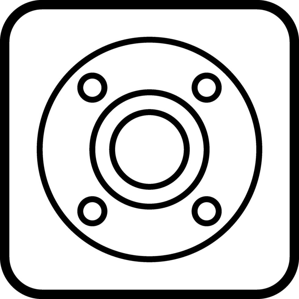 Flange Vector Icon