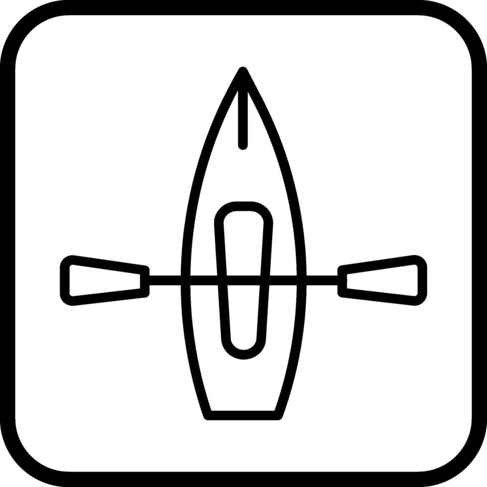 Kayak Vector Icon