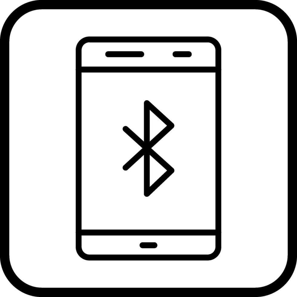 icono de vector de bluetooth