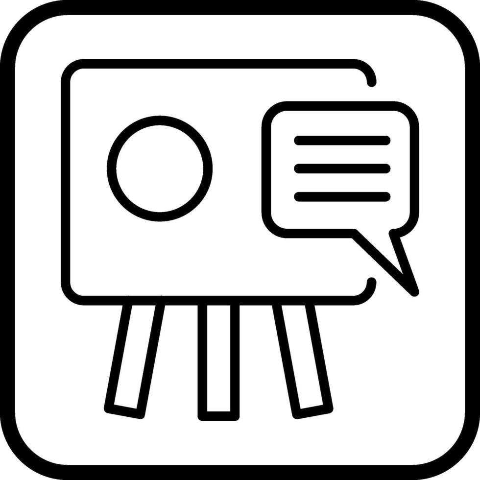 Message Board Vector Icon