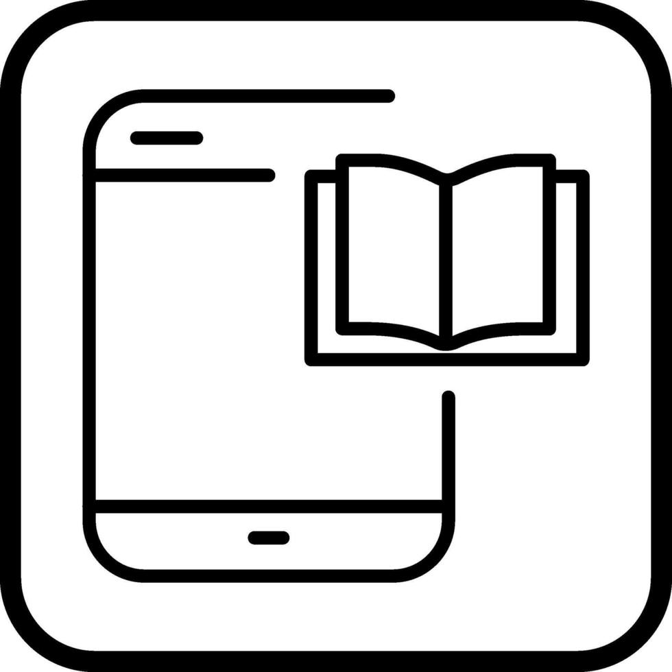 icono de vector de ebook