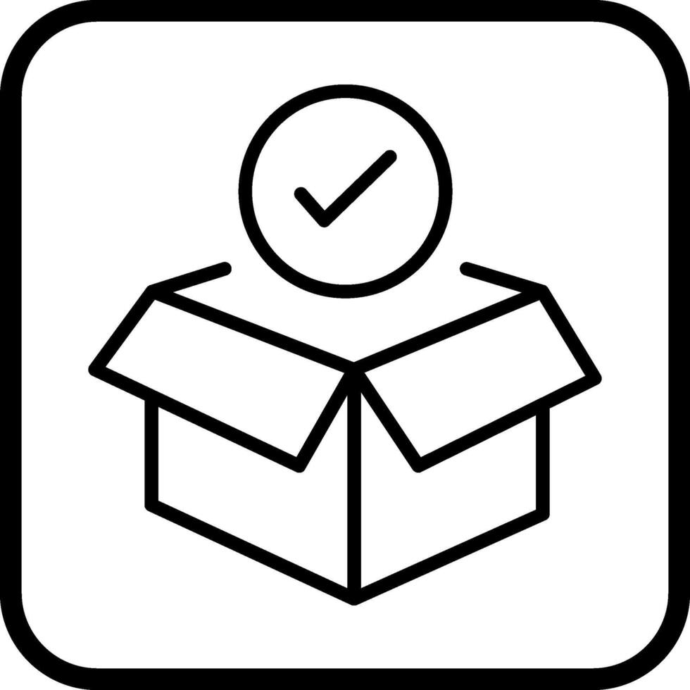 Package Receiving Vector Icon