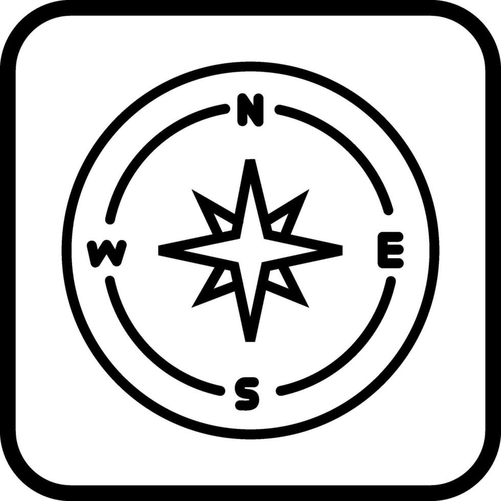 Compass Vector Icon