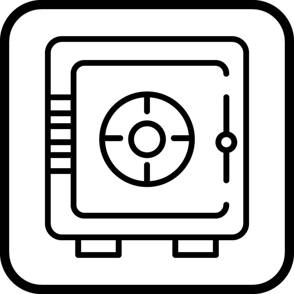 Safe Box Vector Icon