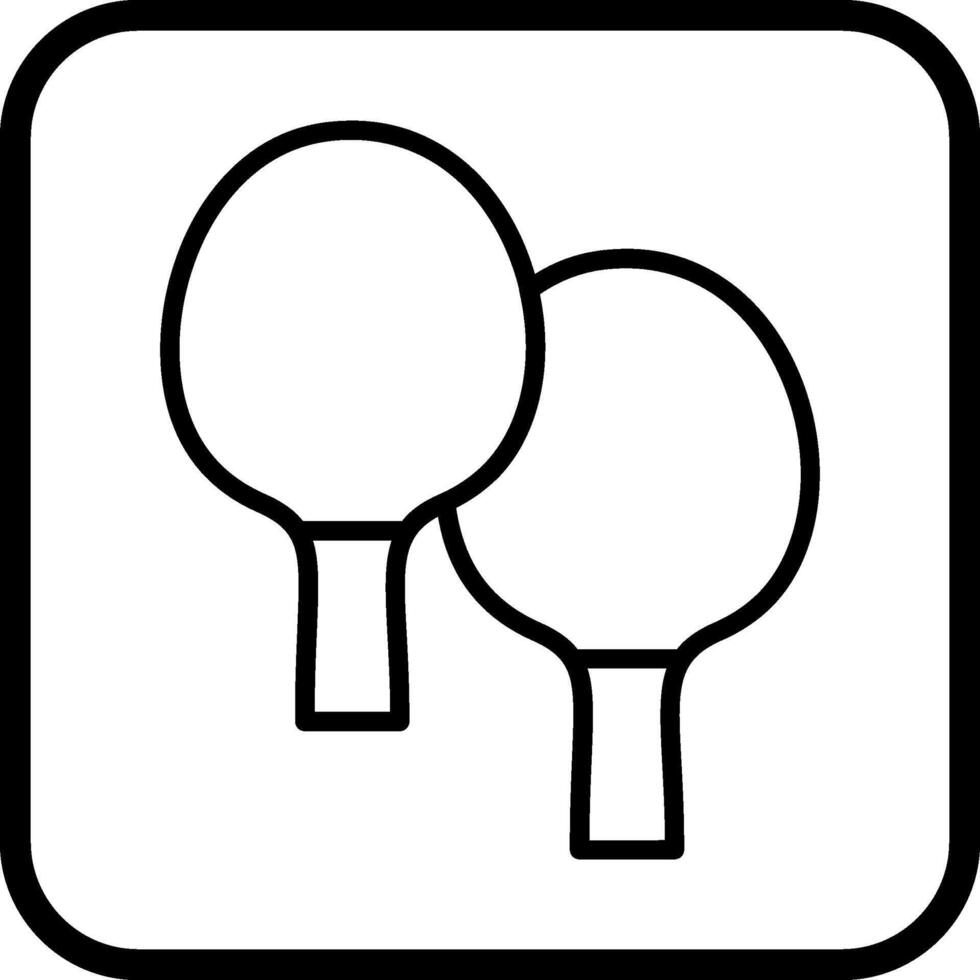 Ping Pong Vector Icon