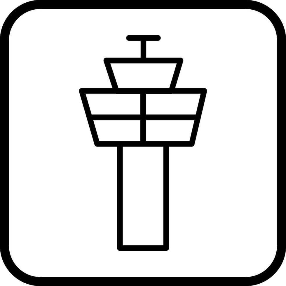 icono de vector de torre de control