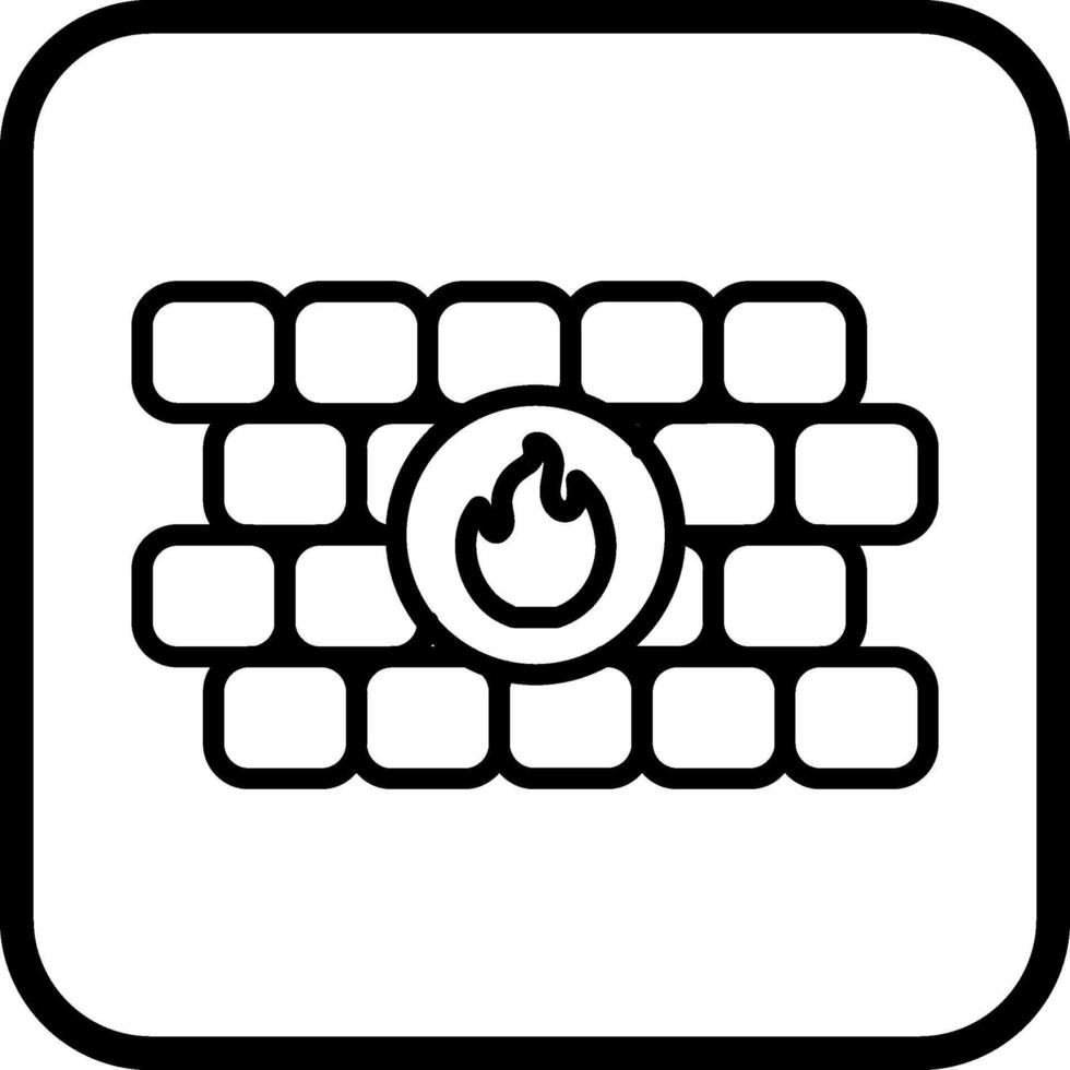 FireWall Vector Icon