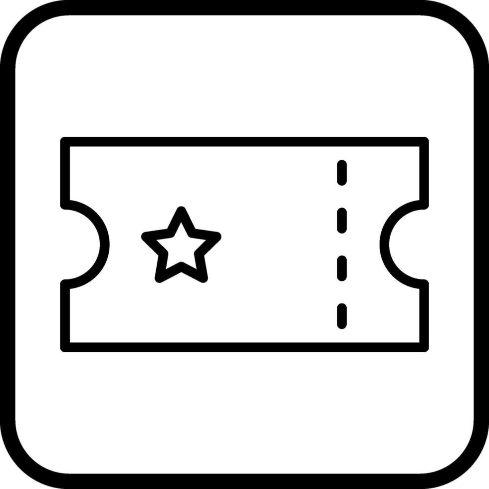 Ticket Vector Icon