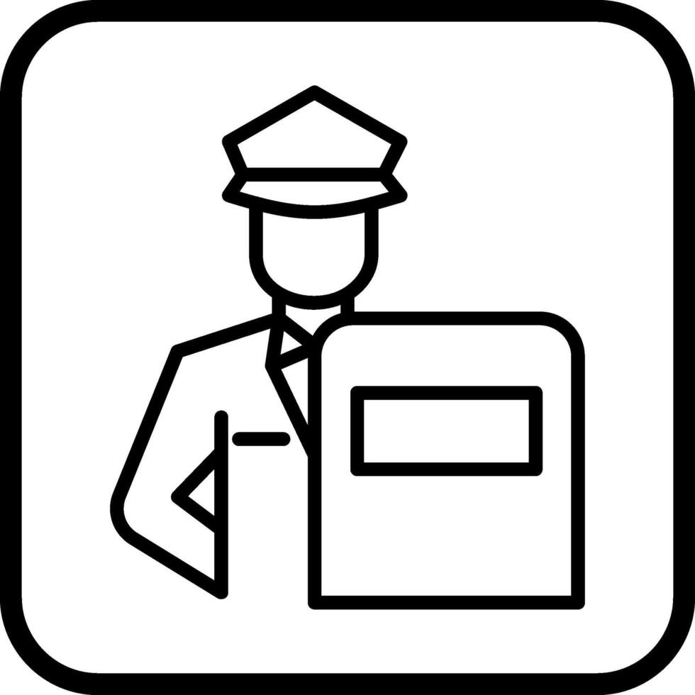 Riot Police Vector Icon