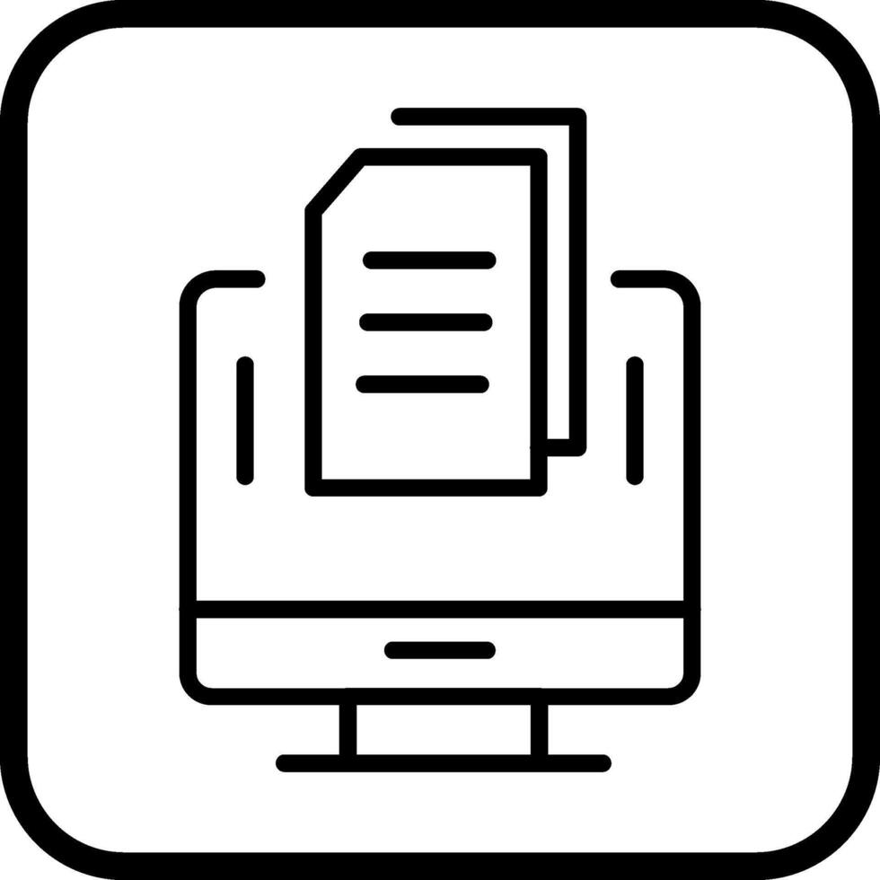 icono de vector de documento