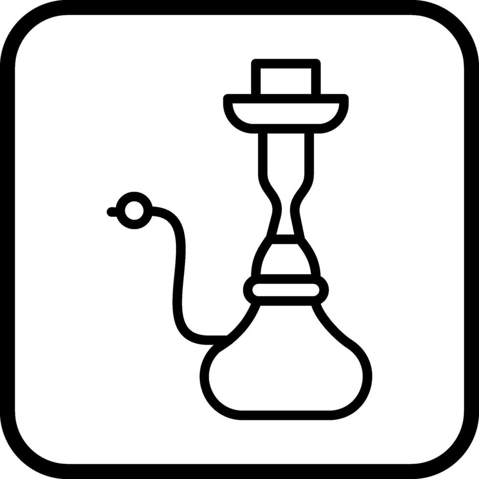 icono de vector de cachimba