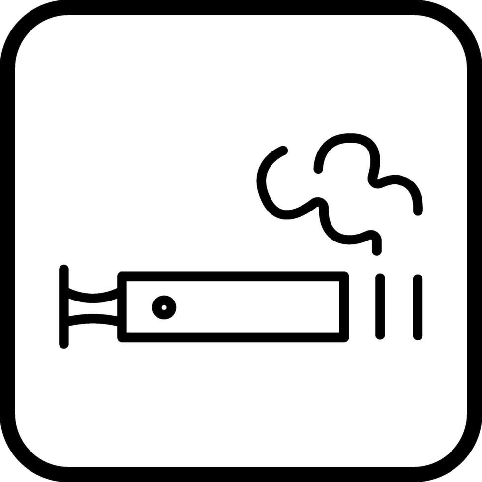 Electronic Cigarette Vector Icon