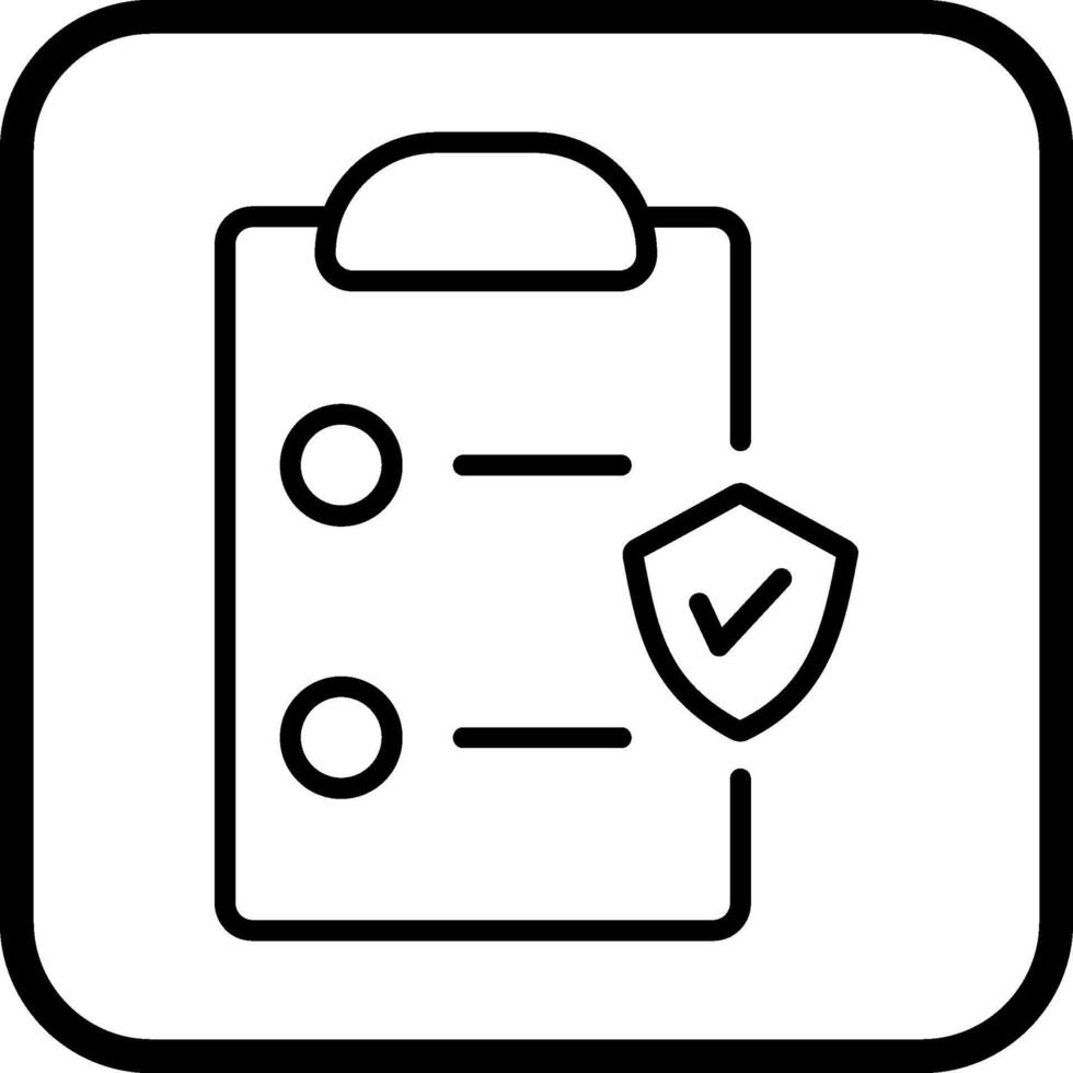 Insurance Policy Vector Icon