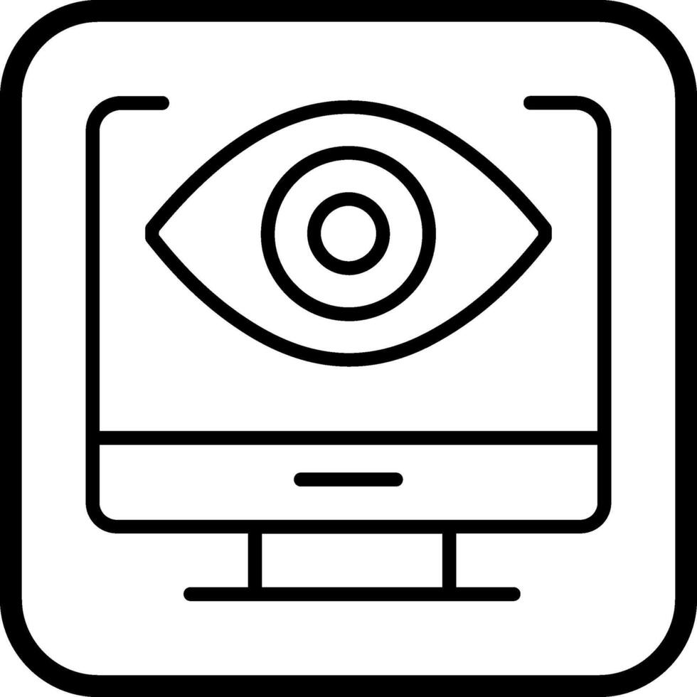 icono de vector de ojo